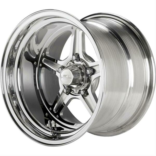 Billet Specialties 15 x 4 in. Street Lite Wheel Back Spacing 2.25 BSPRS035406522N